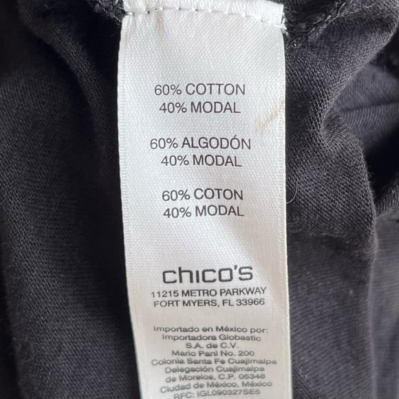 •CHICO'S• Cotton/Modal Sequin Penguin Pullover Top - Size Large (12) - Picture 7 of 9